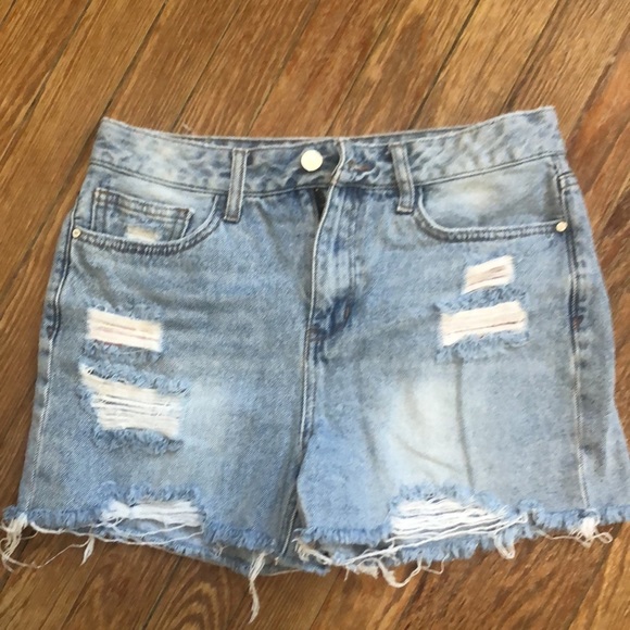 NWOT SAM ELDEMAN Stiletto High Rise Denim Short - Picture 2 of 6